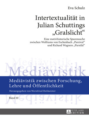 cover image of Intertextualität in Julian Schuttings «Gralslicht»